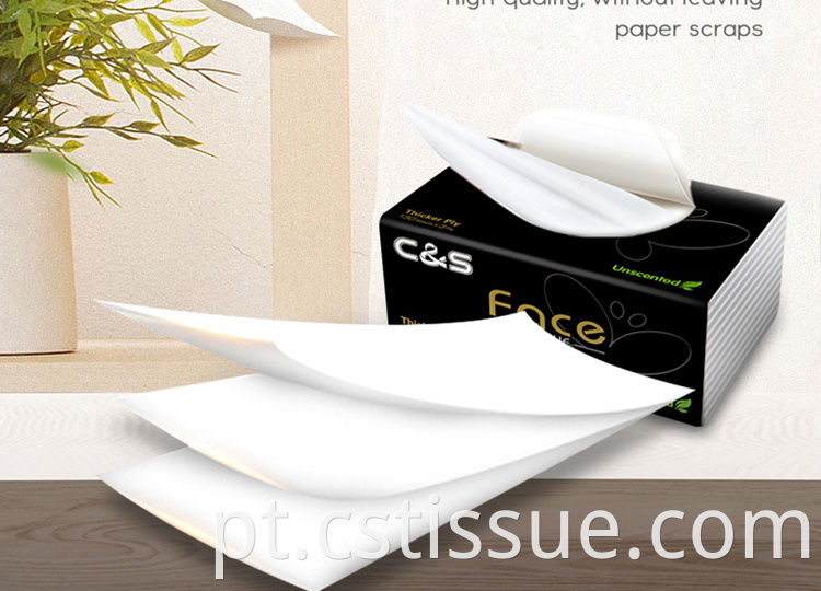 Projeto moderno Tecido facial Forte absorção Virgem Wood Pulp Hanitity Paper